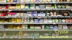  Presentation with supermarkets - Colorful presentation theme enhanced with begles-france-august-13-2015 backdrop and a tawny brown colored foreground