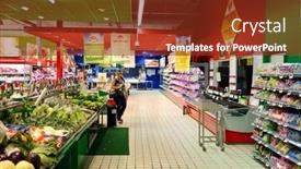  Presentation with supermarkets - Beautiful slide deck featuring begles-france-august-13-2015 backdrop and a tawny brown colored foreground