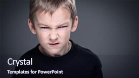  Presentation with adhd - Presentation theme with behavioral problems in young children background and a wine colored foreground