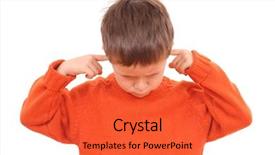  Presentation with hear - Colorful slides enhanced with child behaviour - i don't hear you 5-6 backdrop and a red colored foreground