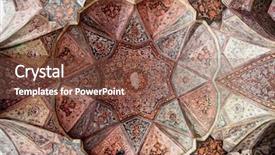  Presentation with iran - Audience pleasing slide deck consisting of behesht palace esfahan isfahan iran backdrop and a tawny brown colored foreground