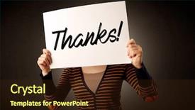  Presentation with gratitude - Theme having behind an expression of gratitude background and a wine colored foreground