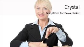  Presentation with building blocks - Amazing slides having behind the table with blocks backdrop and a white colored foreground