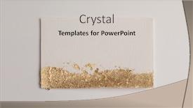  Presentation with gold glitter - Slide set enhanced with beige-and-gold-glitter-empty background and a light gray colored foreground