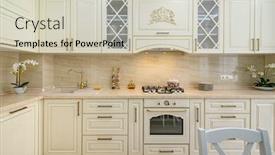  Presentation with classic - Amazing presentation theme having beige-contemporary-classic-kitchen-interior backdrop and a soft green colored foreground