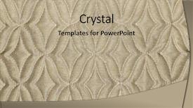  Presentation with fabric - Amazing theme having beige fabric material texture backdrop and a mint green colored foreground