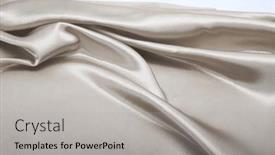  Presentation with silk pearl - Slides enhanced with beige-gray-pearl-wave-silk background and a light gray colored foreground