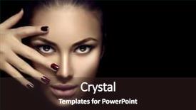  Presentation with beauty makeup - Slide deck consisting of beige matte lipstick makeup beauty background and a wine colored foreground