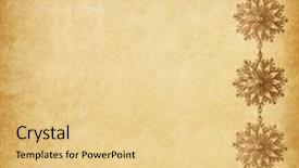  Presentation with golden - Presentation design featuring beige-paper-background-decorated background and a  colored foreground