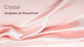  Presentation with pink silk - Slides featuring beige-pink-nacre-wave-fabric background and a lemonade colored foreground