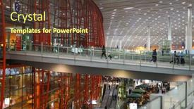  Presentation with airport terminal - Amazing presentation design having beijing-april-23-travelers-pass backdrop and a  colored foreground