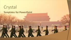  Presentation with china - Colorful PPT layouts enhanced with beijing-china-apr-1-team backdrop and a cream colored foreground