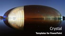  Presentation with performing arts - Cool new PPT theme with beijing-china-apr-3-national backdrop and a black colored foreground