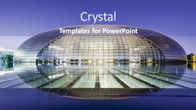  Presentation with performing arts - Cool new presentation design with beijing-china-june-23-2014 backdrop and a ocean colored foreground