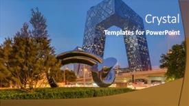  Presentation with china trade - PPT layouts having beijing-china-may-14-2018 background and a teal colored foreground