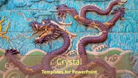  Presentation with forbidden city - Slides featuring beijing-china-october-14-2017 background and a coral colored foreground