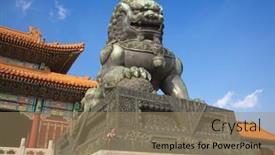  Presentation with forbidden city - Beautiful PPT theme featuring beijing-china-october-14-2017 backdrop and a coral colored foreground