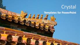  Presentation with forbidden city - Cool new PPT layouts with beijing-china-october-14-2017 backdrop and a teal colored foreground