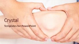  Presentation with joint - Slide deck with being manipulated by osteopathic manual background and a lemonade colored foreground