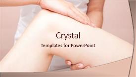  Presentation with physician - Slides having being manipulated by osteopathic manual background and a lemonade colored foreground