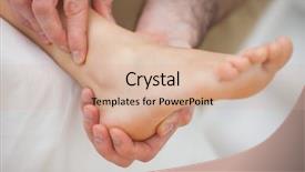  Presentation with being new doctor - Cool new presentation theme with being massaged by a doctor backdrop and a coral colored foreground