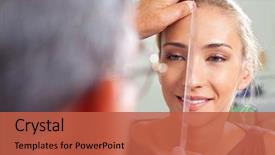  Presentation with plastic surgery - PPT layouts featuring being measured by plastic surgery background and a red colored foreground