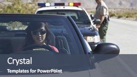  Presentation with police - Amazing presentation design having llandudno pier north wales calm backdrop and a light gray colored foreground