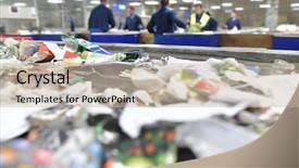  Presentation with recycling - Audience pleasing slide deck consisting of being selected in recycling factory backdrop and a  colored foreground