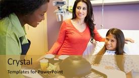  Presentation with lunch - Amazing presentation theme having being served lunch in hospital backdrop and a gold colored foreground