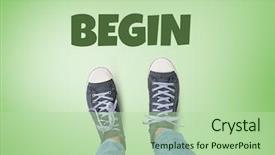  Presentation with telecom digital cimmunica - Cool new PPT theme with being text and grey shoe backdrop and a  colored foreground