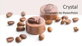  Presentation with flavor - PPT theme featuring belgian pralines with coffee flavor background and a lemonade colored foreground
