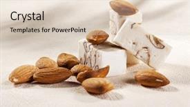  Presentation with colour blocking building blocks - Cool new presentation theme with belgim christmas - blocks of soft nougat backdrop and a  colored foreground