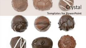  Presentation with brown sugar isolated on white - PPT theme enhanced with boxfish and brown yellow spotted angelfish swimming over reef background and a gray colored foreground