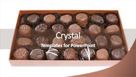  Presentation with christmas chocolate - Amazing presentation theme having belgim christmas - chocolate box backdrop and a tawny brown colored foreground