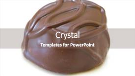  Presentation with christmas chocolate - PPT layouts consisting of belgim christmas - chocolate isolated on white background background and a  colored foreground