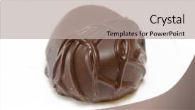  Presentation with dark homemade chocolate bars - Slides featuring belgim christmas - dark chocolate candy background and a  colored foreground