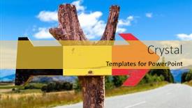  Presentation with belgium - Colorful slide set enhanced with belgium-flag-wooden-sign backdrop and a yellow colored foreground