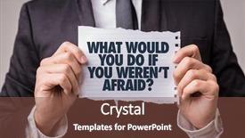  Presentation with believe - Presentation theme with believe yourself - what would you do if background and a tawny brown colored foreground