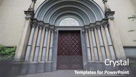  Presentation with believe - Theme featuring believer - tempio valdese meaning waldensian temple background and a gray colored foreground