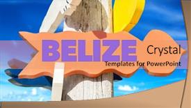  Presentation with welcome - Cool new theme with belize-welcome-sign-with-beach backdrop and a coral colored foreground