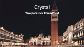  Presentation with historical buildings - Cool new theme with bell-tower-and-historical-buildings backdrop and a black colored foreground