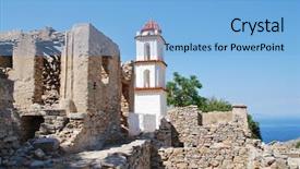  Presentation with church leadership - Beautiful PPT theme featuring bell tower of the church backdrop and a light blue colored foreground