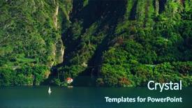  Presentation with council europe - PPT theme with bellagio - lake como in italy europe background and a ocean colored foreground