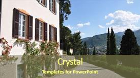  Presentation with villa - Slide deck enhanced with sex - oficcial lgbt flag colors background and a ocean colored foreground