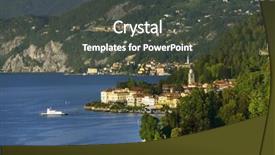  Presentation with italy united states - Slide set featuring bellagio resort lake como italy background and a dark gray colored foreground