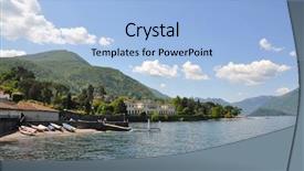  Presentation with italian - Presentation enhanced with bellagio-town-at-the-famous background and a light blue colored foreground