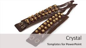  Presentation with classical - Slides enhanced with bells for indian classical dance background and a light gray colored foreground