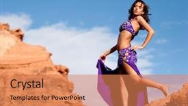  Presentation with route 66 mojave desert - Amazing presentation theme having belly dance - beautiful sexy bellydancer backdrop and a  colored foreground