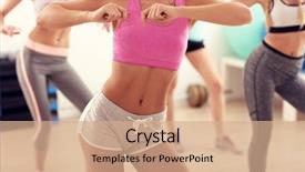  Presentation with community service happy volunteer group - Amazing presentation theme having belly dance - group of happy people backdrop and a  colored foreground