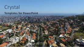  Presentation with brazil - Colorful PPT layouts enhanced with belo-horizonte-brazil-circa-october backdrop and a light blue colored foreground